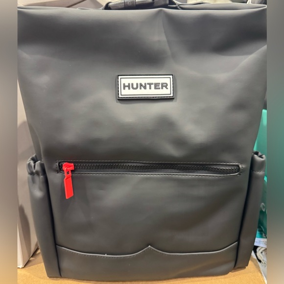 HUNTER  Top Clip Backpack Bag Black Color NWT - Picture 10 of 10